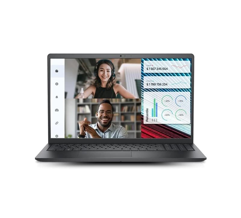 Dell Vostro 3520 Laptop ,Intel Core i5-1235U 15.6 Inch ,256 GB SSD ,8 GB ,Intel UHD Graphics ,Ubuntu - Carbon Black