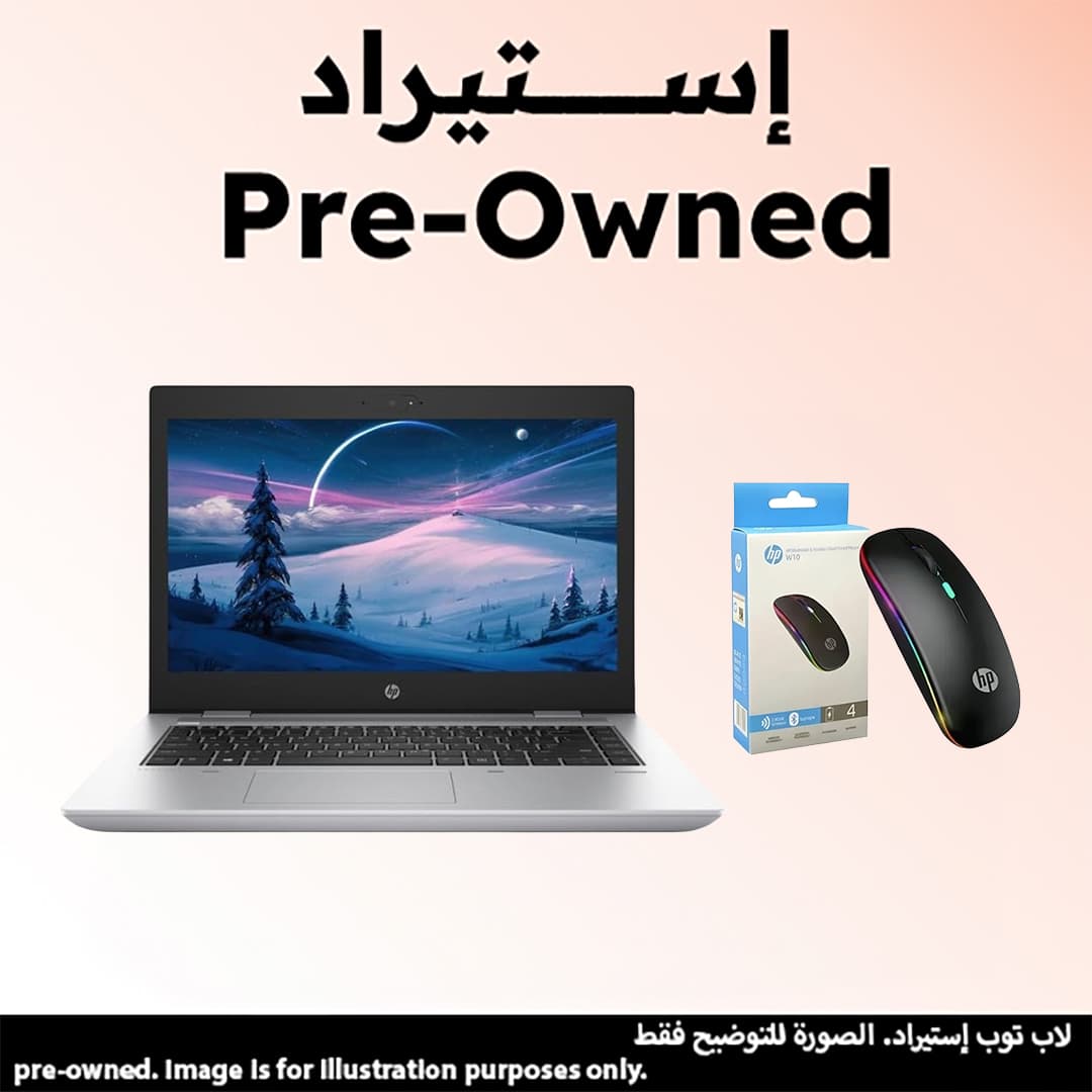 Hp ProBook 645 G4 Pre-owned Laptop ,Ryzen 7 PRO 2700U ,256 GB SSD ,8 GB ,AMD Radeon Vega Graphics