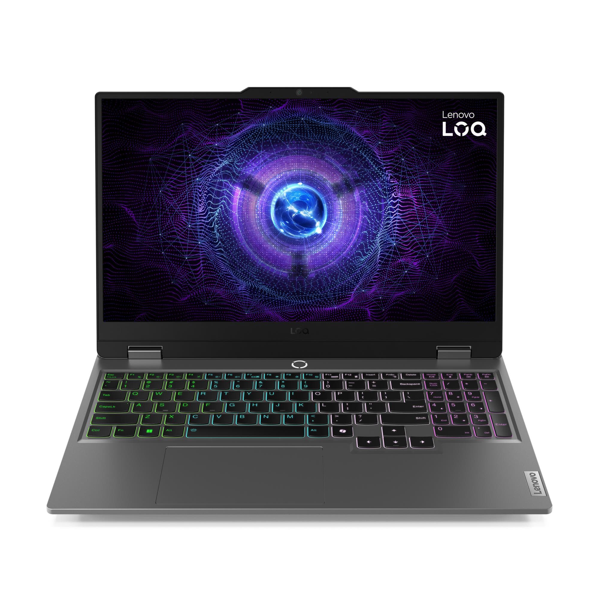 لابتوب جيمنج لينوفو LOQ 15IRX9، انتل كور i5-13450HX شاشة 15.6 بوصة، هارد 512GB SSD، رام 16GB، كرت شاشة NVIDIA GeForce RTX 3050، دوس - لون رمادي Luna Grey
