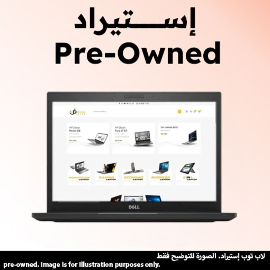 Dell Latitude 7480 Laptop, 14 Inch, FHD, Windows 10 - Black (Pre-Owned)