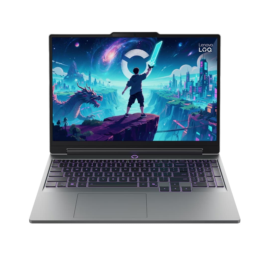 Lenovo LOQ 15IPH11 Gaming Laptop ,Intel Core Ultra 7 356H 15.3 Inch ,512 GB SSD ,16 GB ,NVIDIA GeForce RTX 5060 ,Windows 11 - Luna Grey