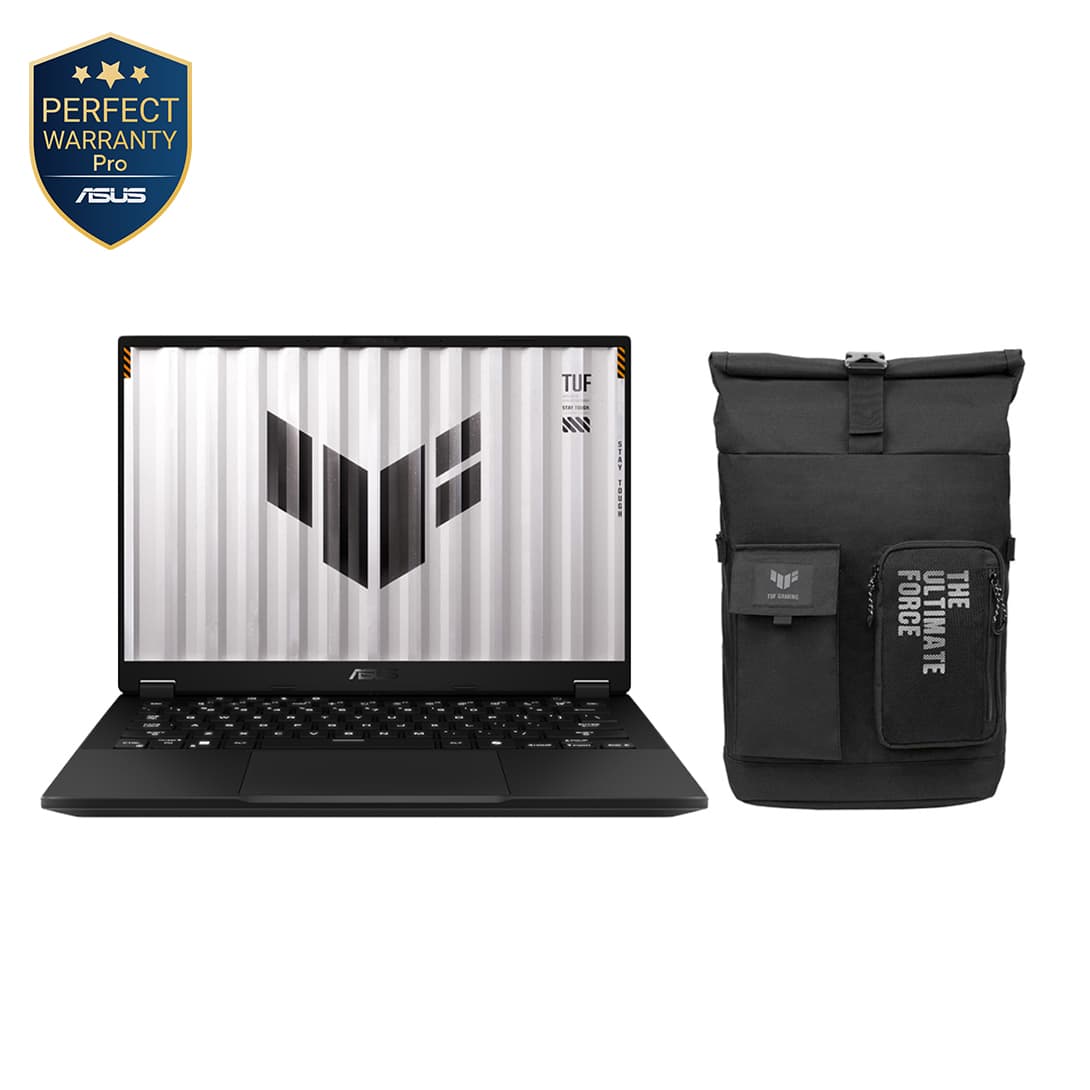 Asus TUF A14 FA401WU-RG037W Laptop ,AMD Ryzen AI 9 HX 370 14 Inch ,1 Terabyte SSD ,16 GB ,NVIDIA GeForce RTX 4050 ,Windows 11 - Jaeger Grey