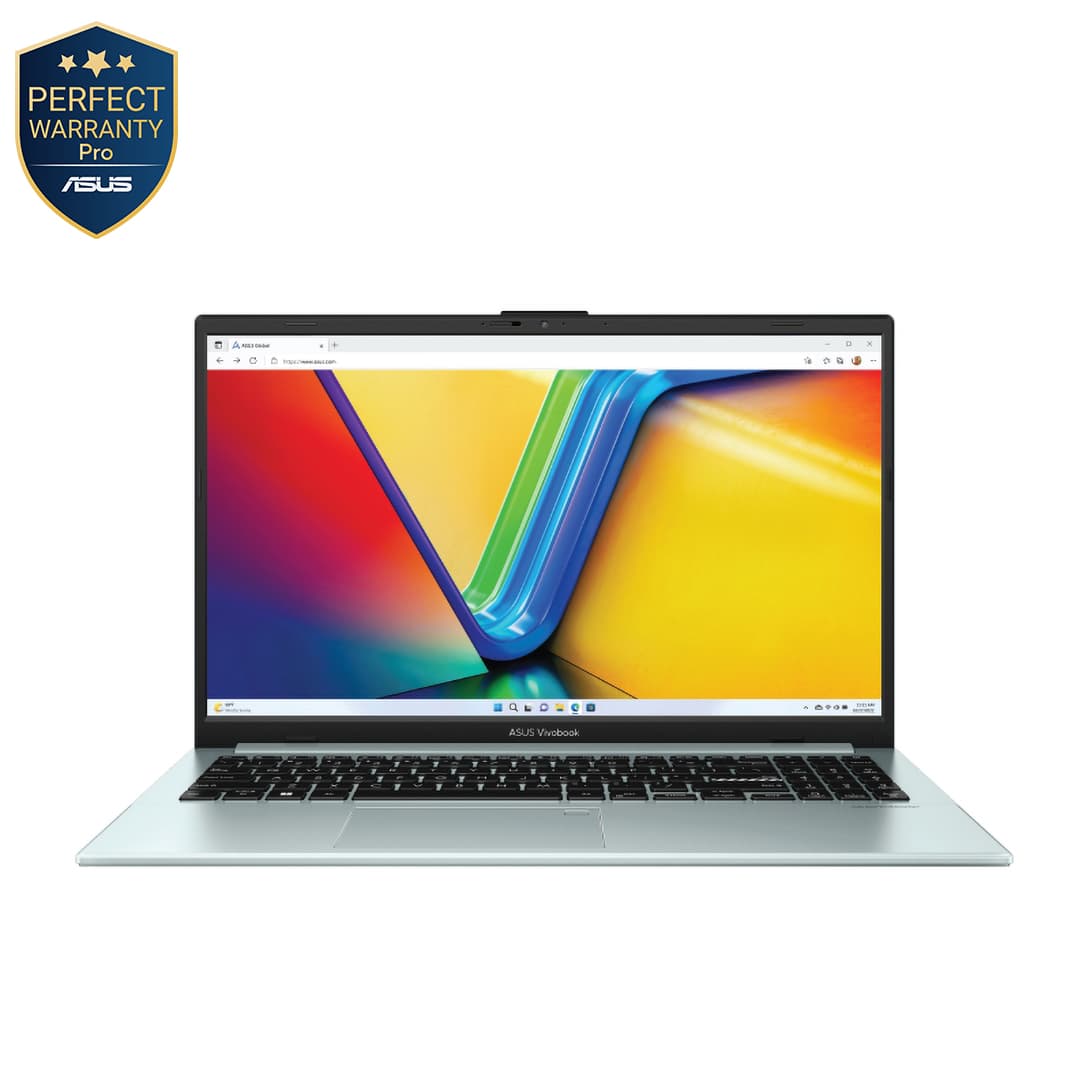 Asus Vivobook Go 15 E1504FA NJ001 Laptop ,AMD Ryzen 3 7320U 15.6 Inch ,256 GB SSD ,4 GB ,AMD Radeon Graphics ,FreeDos - Green Grey