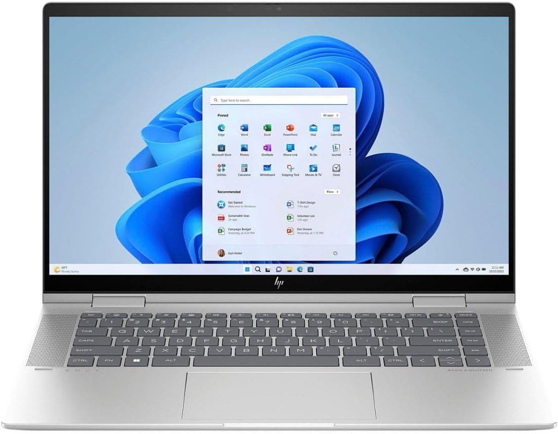 لابتوب اتش بي Envy 16-h1023dx موديل 2023، معالج Intel Core i9-13900H، شاشة 16 بوصة، هارد 1 تيرابايت SSD، رام 16 جيجا، كرت شاشة NVIDIA GeForce RTX 4060، ويندوز 11 - فضي