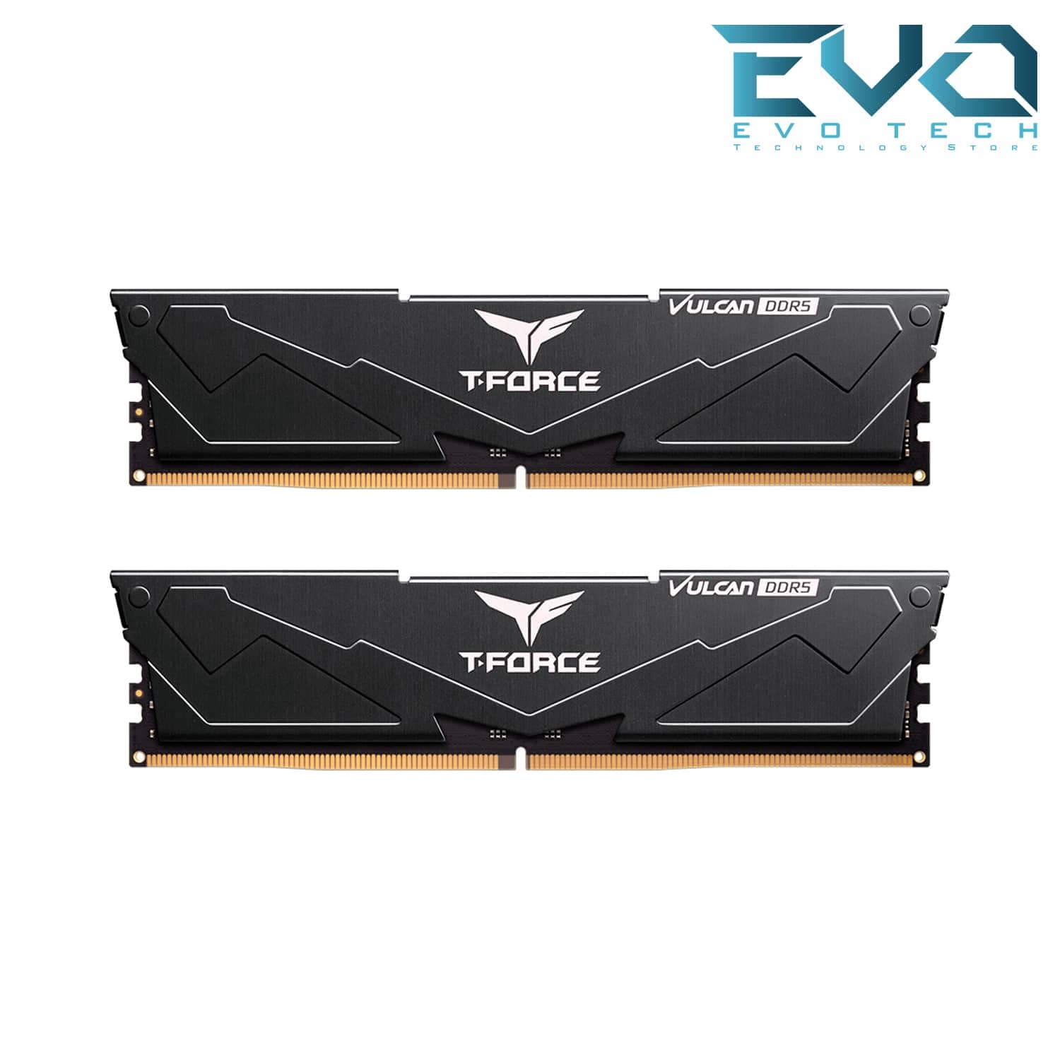 TEAMGROUP T-Force Vulcan DDR5 32GB (2×16GB) 6400MHz CL32 Desktop Memory Kit – Black