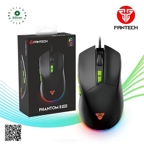 FANTECH PHANTOM II VX6 GAMING MOUSE - BLACK