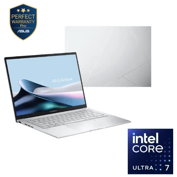 ASUS Zenbook 14 UX3405CA Laptop – 14″ 3K OLED 120Hz, Intel Core Ultra 7 255H, Intel Arc Graphics, 16GB LPDDR5X, 1TB SSD, Windows 11, Sleeve (90NB14W4-M009V0)
