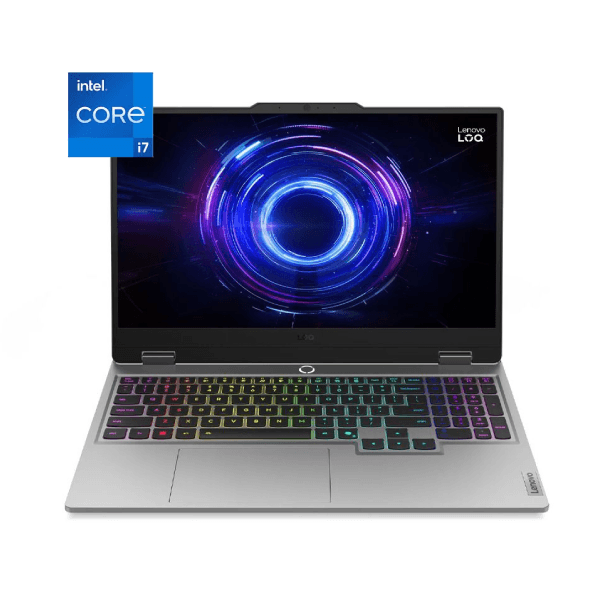 Lenovo LOQ 15IRX10 83JE00WVED Gaming Laptop – Intel Core i7-14700HX, 16GB DDR5 5600MHz, 512GB SSD, NVIDIA GeForce RTX 5060 8GB GDDR7, 15.6″ FHD IPS 144Hz 100% sRGB G-SYNC, DOS, 2-Year Warranty