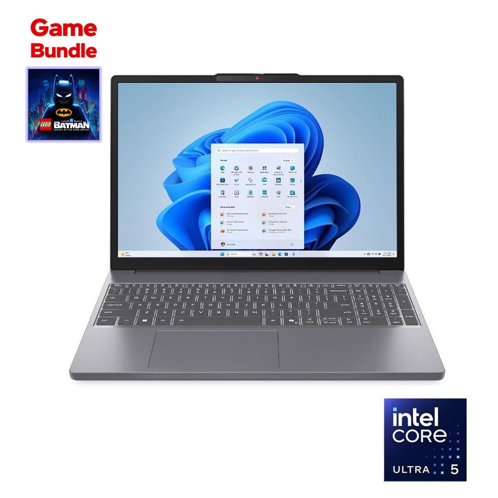 لابتوب Lenovo IdeaPad Slim 3 15IPH11 معالج Intel Core Ultra 5 -322 رامات 16GB DDR5 هارد 512GB كارت الشاشة Intel Graphic شاشة 15.3" WUXGA